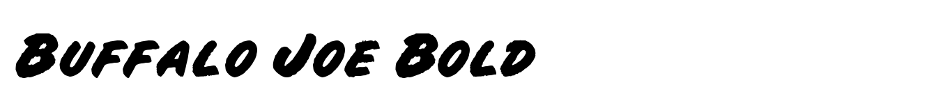 Buffalo Joe Bold